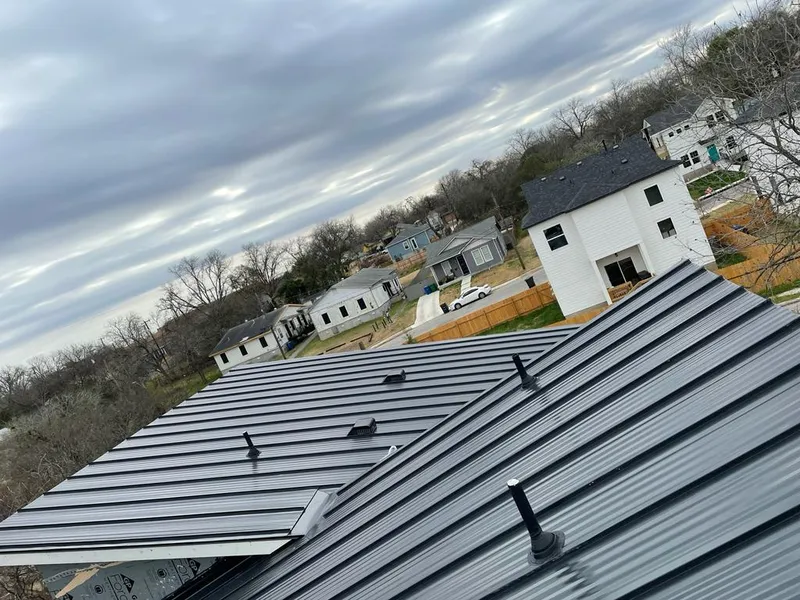 Standing seam metal roof panels with vents for Skylight Repair in East Orange